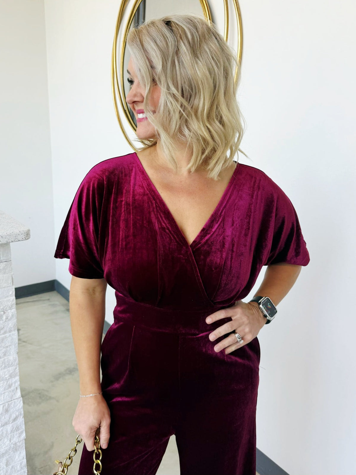 VELVET JUMPSUIT
