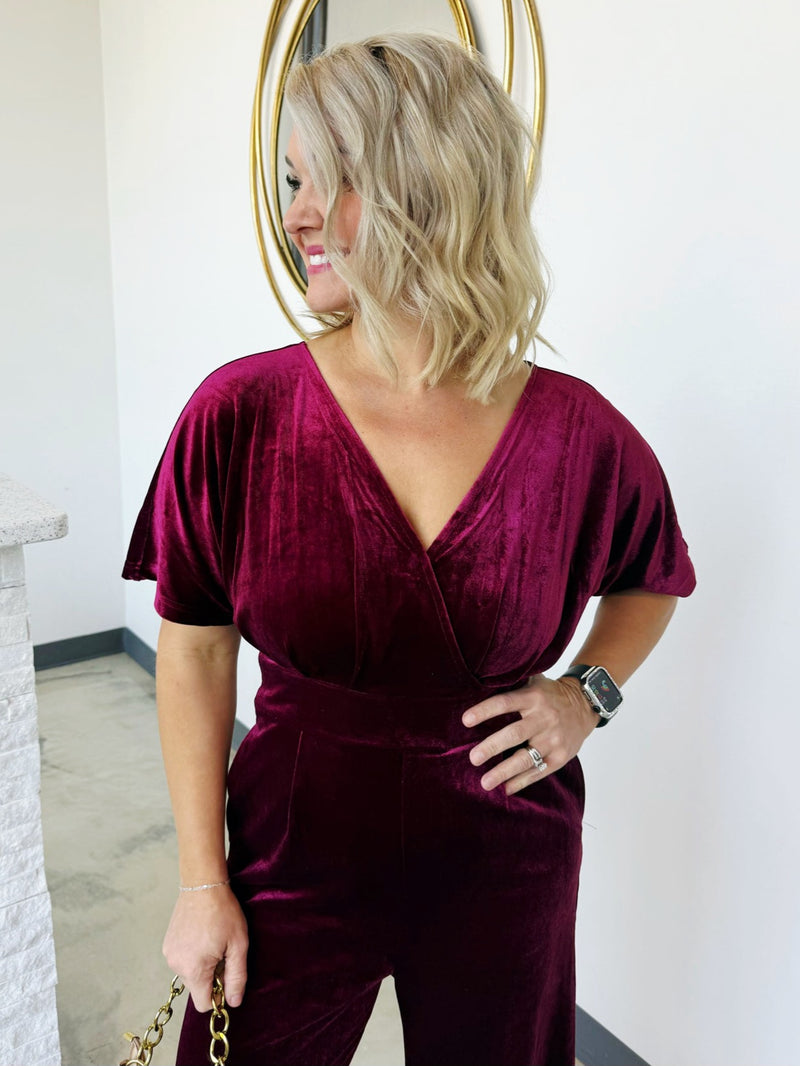 VELVET JUMPSUIT