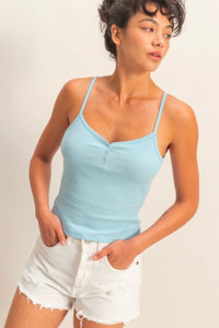 BASIC STRIPED CAMI TANK