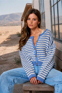 CROCHET KNIT CARDIGAN