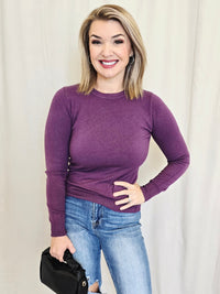 CREW NECK KNIT SWEATER