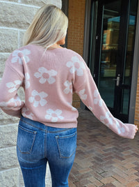 FLORAL PATTERN SWEATER