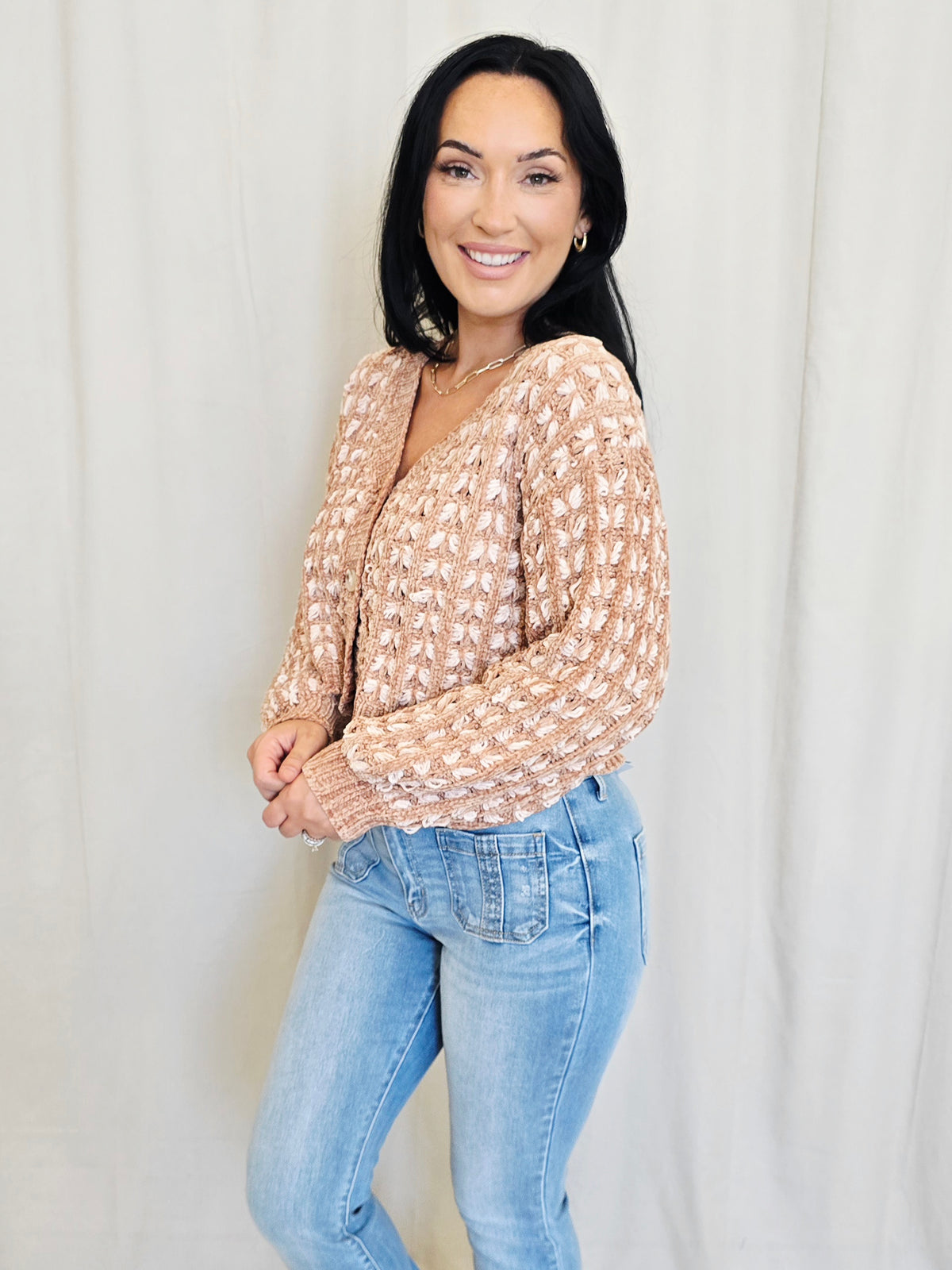 BUTTON SWEATER CARDIGAN