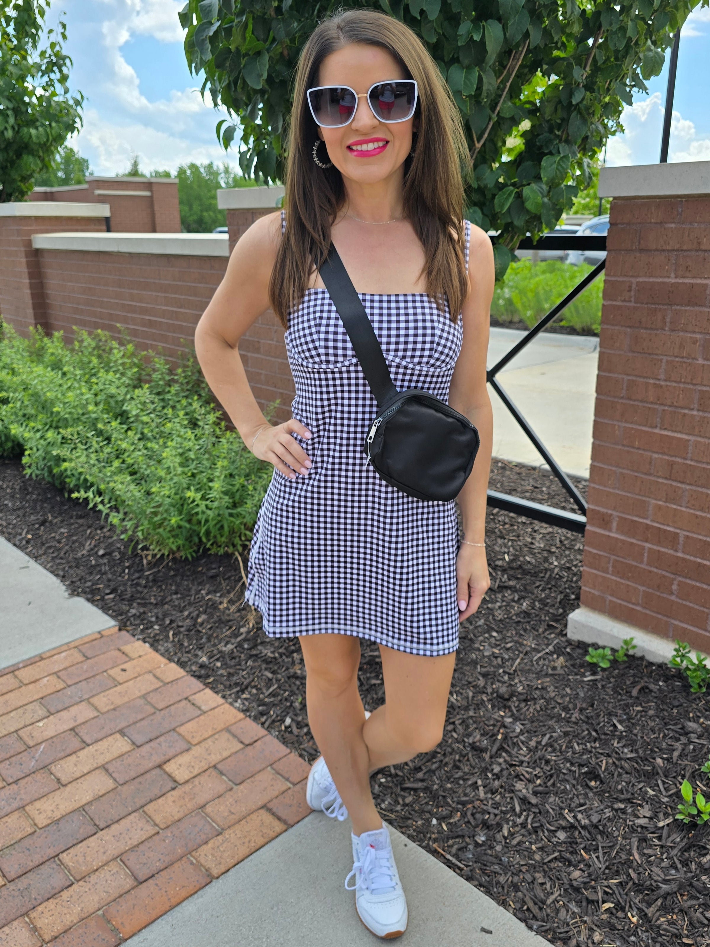 GINGHAM ATHLETIC DRESS