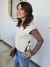 V-NECK TIE SWEATER VEST