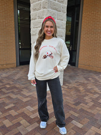 'NEBRASKA FOOTBALL' CORDED CREW