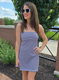 GINGHAM ATHLETIC DRESS