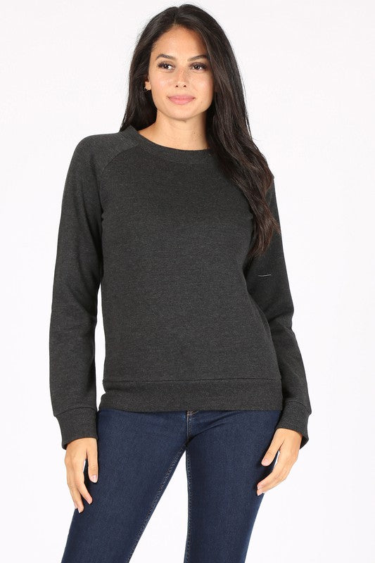 CHARCOAL CREWNECK SWEATSHIRT