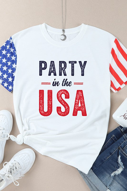 PARTY IN THE USA GRAPHIC TEE