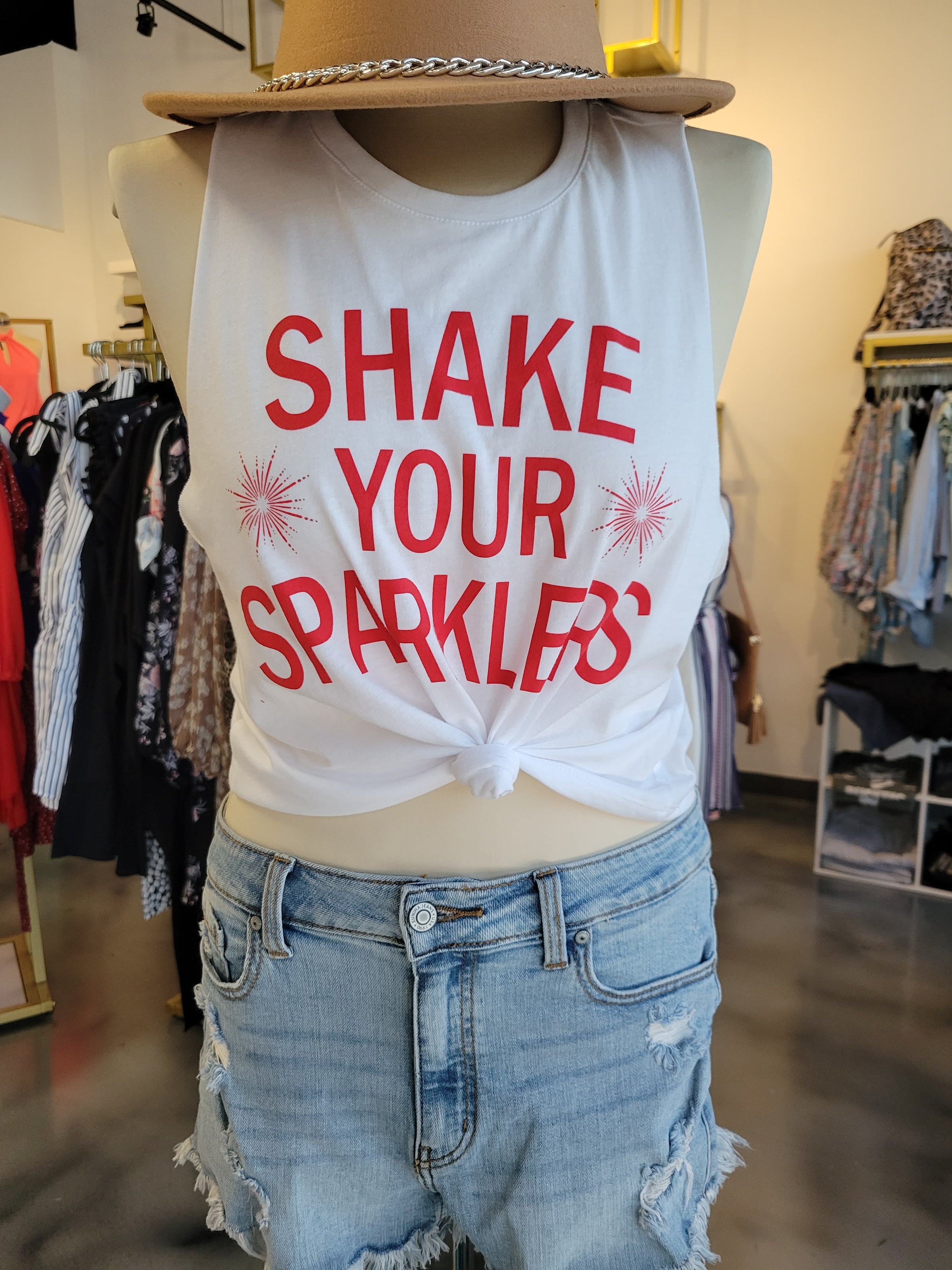 SHAKE YOUR SPARKLERS TANK